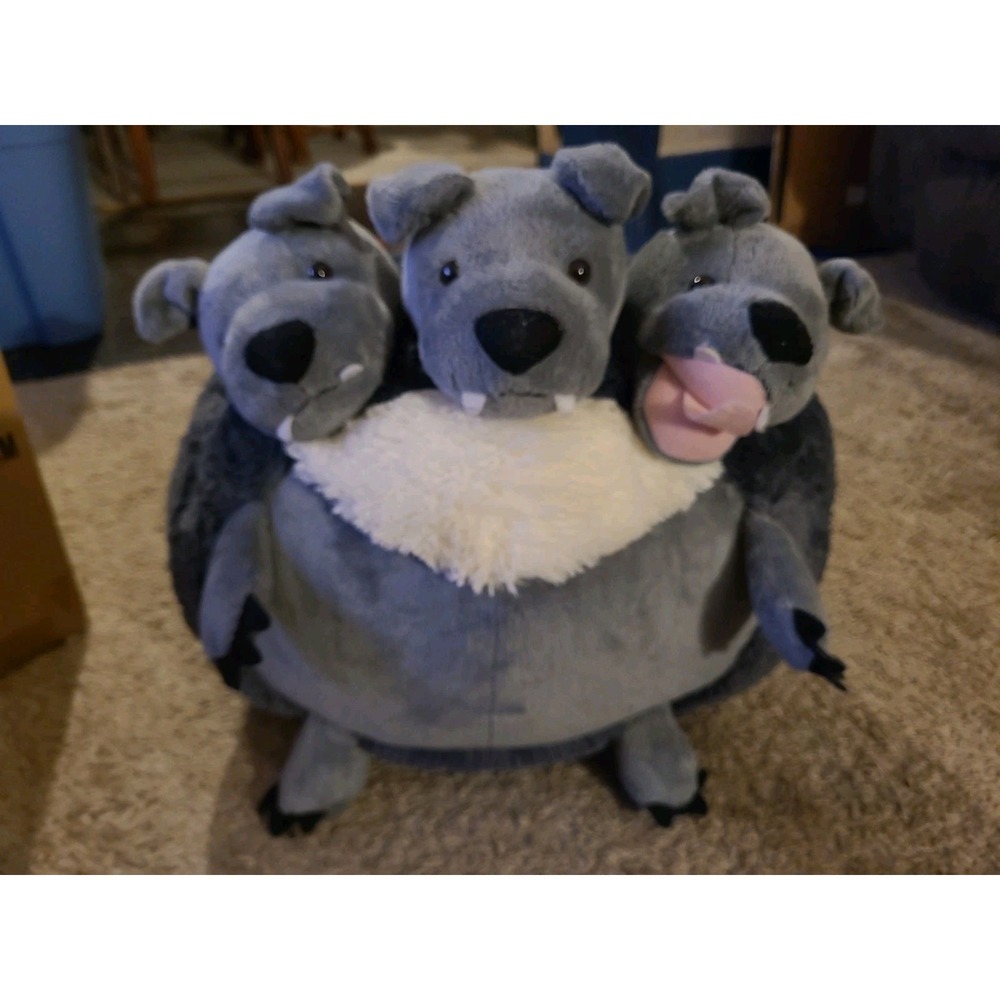 Squishable Cerberus 3-Headed Plush Dog Medium 15" Stuffed Animal Greek Myth Toy